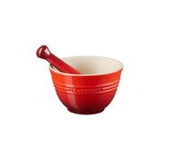 Le Creuset Mortar and Pestle, Stoneware, 11.5 cm, 360 g, 300 ml, Cerise, 81209300600003