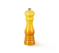 Le Creuset Classic Adjustable Pepper Mill Grinder, Chip-Resistant ABS Plastic, Anti-Corrosion, 40 g, 21 cm, Nectar, 44001216720000