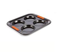 Le Creuset Non-Stick Carbon Steel Bakeware 4 Cup Yorkshire Pudding Tray, 46056000010000
