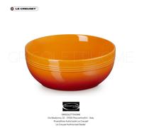 Le Creuset Orange Cereal Bowl Coupe Glazed Stoneware 16 cm 0.77L