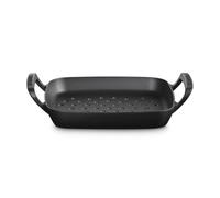 Le Creuset Cast Iron BBQ 25cm Satin Black Round Casserole