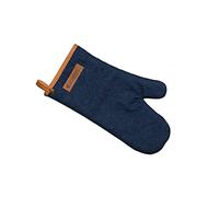 Le Creuset Oven Mitt, 100 Percent cotton, 12.5 in / 31.75 cm long, Dark Blue Denim, 45100327760800