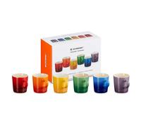 Le Creuset Rainbow Set of 6 Espresso Mugs