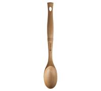 Le Creuset Revolution Solid Spoon, 12.5" x 2.5", Wood