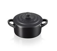 Le Creuset Satin Black Stoneware Petite Round Casserole