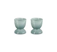 Le Creuset Sea Salt Stoneware La Jardin Set of 2 Tulip Egg Cups