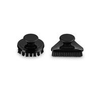 Le Creuset Set of 2 Cleaning Brushes, Shiny Black
