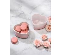 Le Creuset Set Of 2 Heart Ramekins Hell Pink
