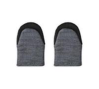 Le Creuset Set of 2 Mini Oven Mitts, 8", Noir