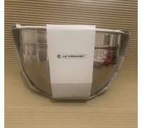 Le Creuset Set Of 3 Stainless Steel Mixing Bowls with Lids ( NEW)