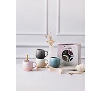Le Creuset Stoneware Set of 4 Coupe Collection 320ml Sphere Mugs