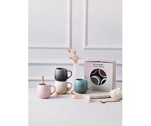 Le Creuset Set Of 4 320Ml Coupe Sphere Mugs Print