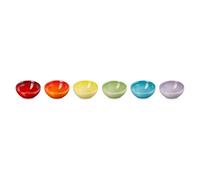 Le Creuset Stoneware Pinch Bowl Gift Set, Set of 6 Prep Bowls, Multi Color, 2 OZ