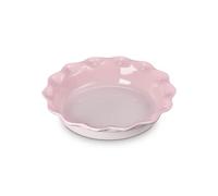Le Creuset Shell Pink Stoneware 23cm Heritage Round Pie Dish