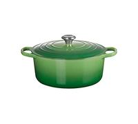 Le Creuset Signature Bamboo Cast Iron 28cm Round Casserole