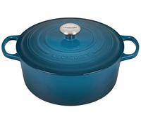 Le Creuset Signature Deep Teal Cast Iron 28cm Round Casserole