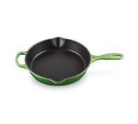Le Creuset Signature Bamboo Cast Iron 26cm Deep Skillet with Metal Handle