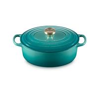 Le Creuset Signature Bleu Riviera Cast Iron 27cm Oval Casserole