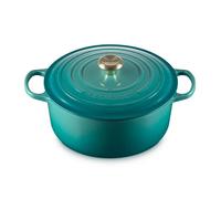 Le Creuset Signature Bleu Riviera Cast Iron 28cm Round Casserole