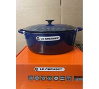 Le Creuset Signature Cast Iron 31cm Oval Casserole - Cobalt (NEW)