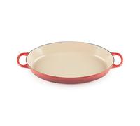 Le Creuset Signature Cast Iron 36cm Oval Gratin Dish Cerise