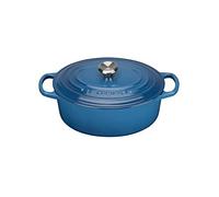 Le Creuset Signature Cast Iron Casserole Dish with Lid, Diameter 25 cm, Oval, Suitable for All Hobs and Induction, Volume: 3.2 L, 3.672 kg, Marseille
