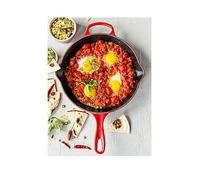 Le Creuset Signature Cast Iron Frying Pan With Metal Handle In Cerise One Colour