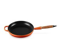LE CREUSET Signature Cast Iron Frying Pan with Wooden Handle 26cm Volcanic, 20258260900422