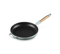 Le Creuset Signature Cast Iron Frying Pan with Wooden Handle 28cm Sea Salt