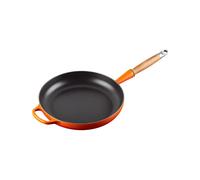 Le Creuset Signature Cast Iron Frying Pan With Wooden Handle 28cm Volcanic, 20258280900422