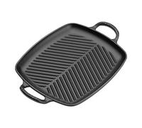 Le Creuset Shallow Rectangular Grill 30cm Satin Black