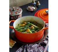 Le Creuset Signature Cast Iron Round 26 Cm Casserole In Volcanic Juniper