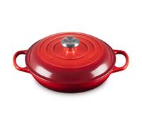 Le Creuset Signature Cast Iron Shallow Casserole 26cm Cerise