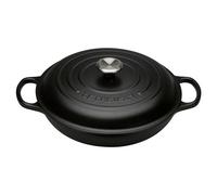 Le Creuset Signature Cast Iron Shallow Casserole 30cm Satin Black