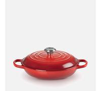 Le Creuset 26cm Cast Iron Shallow Casserole Dish Cerise