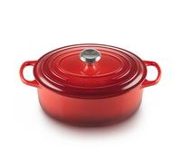 Le Creuset Signature Cerise Cast Iron 29cm Oval Casserole