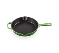 Le Creuset Signature Bamboo Cast Iron 26cm Deep Skillet with Metal Handle