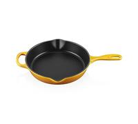 Le Creuset Signature Enamelled Cast Iron Deep Skillet With Helper Handle and Two Pouring Lips, For All Hob Types and Ovens, 26cm, 2 Litre, Nectar, 20187266720422