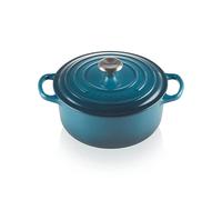 Le Creuset Signature Deep Teal Cast Iron 20cm Round Casserole