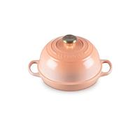 Le Creuset Signature Enameled Cast Iron Round Bread Oven, 9.5", Peach