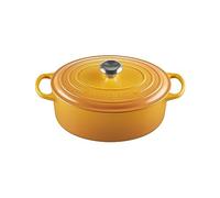 Le Creuset Signature Enamelled Cast Iron Casserole Dish with Lid - Oval, 29 cm, 4.7 litres, Nectar, 21178296724430