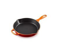 Le Creuset Signature Enamelled Cast Iron Deep Skillet With Helper Handle and Two Pouring Lips, For All Hob Types and Ovens, 26cm, 2 Litre, Volcanic, 20187260900422