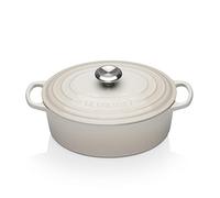 Le Creuset Signature Meringue Cast Iron 27cm Oval Casserole