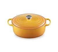 Le Creuset Signature Enamelled Cast Iron Oval Casserole Dish with Lid, 31 cm, 6.3 Litre, Nectar, 21178316724430