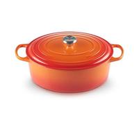 Le Creuset Signature Enamelled Cast Iron Oval Casserole Dish With Lid, 33 cm, 7.5 Litre, Volcanic, 21178330902430