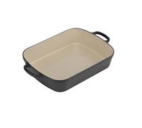 Le Creuset Signature Satin Black Cast Iron 33cm Rectangular Roaster