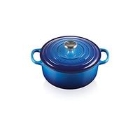 Le Creuset Signature Azure Cast Iron 22cm Round Casserole