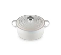 Le Creuset Signature Meringue Cast Iron 24cm Round Casserole