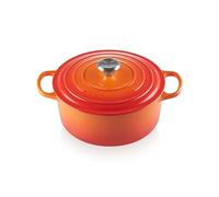 Le Creuset Signature Enamelled Cast Iron Round Casserole Dish With Lid, 26 cm, 5.3 Litre, Volcanic, 21177260902430