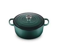 Le Creuset Signature Enamelled Cast Iron Round Casserole Dish With Lid, 28 cm, 6.7 Litre, Artichaut, 21177287954430